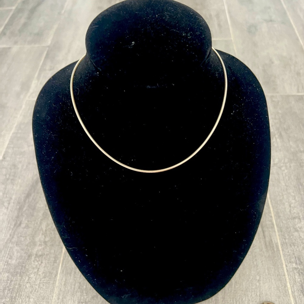 Elegant Sterling Silver Snake Necklace for Women